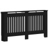 Cache-Radiateur Chêne noir 152 x 19 x 81,5 cm Bois d'ingénierie 554022554022