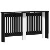 Cache-Radiateur Chêne noir 152 x 19 x 81,5 cm Bois d'ingénierie 554022554022
