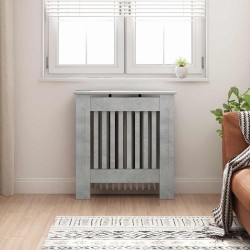 Cache-Radiateur Gris béton 78 x 19 x 81,5 cm Bois d'ingénierie 554023554023