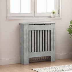Cache-Radiateur Gris béton 78 x 19 x 81,5 cm Bois d'ingénierie 554023554023