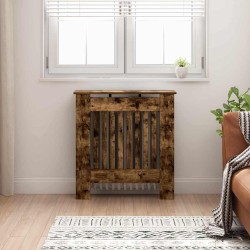 Cache-Radiateur Chêne fumé 78 x 19 x 81,5 cm Bois d'ingénierie 554026554026