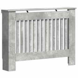 Cache-Radiateur Gris béton 112 x 19 x 81,5 cm Bois d'ingénierie 554029554029