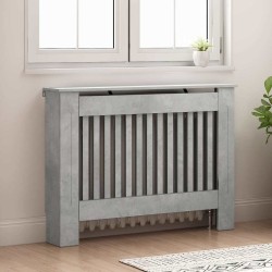 Cache-Radiateur Gris béton 112 x 19 x 81,5 cm Bois d'ingénierie 554029554029