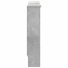 Cache-Radiateur Gris béton 112 x 19 x 81,5 cm Bois d'ingénierie 554029554029