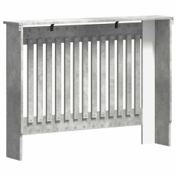 Cache-Radiateur Gris béton 112 x 19 x 81,5 cm Bois d'ingénierie 554029554029