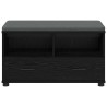 Banc d'entrée avec coussin Chêne Noir 80 x 38 x 46 cm 554033554033