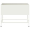 Bac de jardin surélevé Blanc 60 x 26 x 48 cm Acier 554037554037