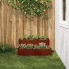 Cache-pot de jardin Rouillé 100 x 60 x 45 cm Acier patiné 554039554039
