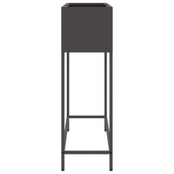 Bac de jardin surélevé Noir 100 x 26 x 82 cm Acier 554040554040