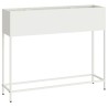 Bac de jardin surélevé Blanc 100 x 26 x 82 cm Acier 554041554041