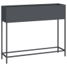 Bac de jardin surélevé Anthracite 100 x 26 x 82 cm Acier 554043554043