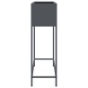 Bac de jardin surélevé Anthracite 100 x 26 x 82 cm Acier 554043554043