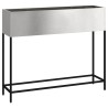 Bac de jardin surélevé Argent 100 x 26 x 82 cm Acier inoxydable 554044554044