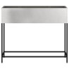 Bac de jardin surélevé Argent 100 x 26 x 82 cm Acier inoxydable 554044554044