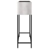 Bac de jardin surélevé Argent 100 x 26 x 82 cm Acier inoxydable 554044554044