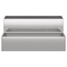 Cache-pot de jardin Argent 100 x 60 x 45 cm Acier inoxydable 554047554047