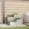 Cache-pot de jardin Argent 80 x 80 x 60 cm Acier inoxydable 554050554050