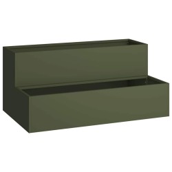 Cache-pot de jardin Vert olive 100 x 60 x 45 cm 554051554051