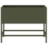 Bac de jardin surélevé Vert olive 60 x 26 x 45 cm Acier 554054554054