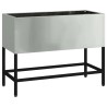 Bac de jardin surélevé Argent 60 x 26 x 45 cm Acier galvanisé 554056554056