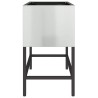Bac de jardin surélevé Argent 60 x 26 x 45 cm Acier galvanisé 554056554056