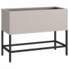 Bac de jardin surélevé Rouillé 60 x 26 x 45 cm Acier patiné 554057554057