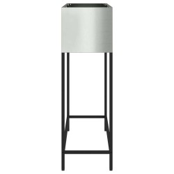 Bac de jardin surélevé Argent 100 x 26 x 82 cm Acier galvanisé 554059554059