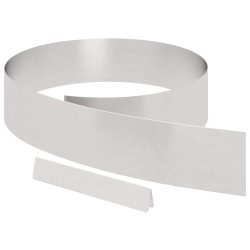 Bordure de Pelouse 4 pcs Argent 450 x 0,05 x 15 cm 554068554068