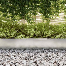 Bordure de Pelouse 4 pcs Argent 450 x 0,05 x 25 cm 554069554069