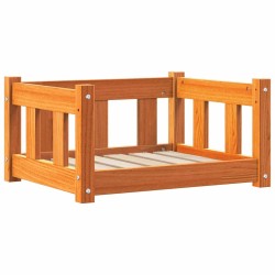Lit pour Chien Brun cire 55 x 45 x 28 cm Pin massif 554070554070