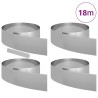 Bordure de Pelouse 4 pcs Argent 450 x 0,05 x 20 cm 554083554083