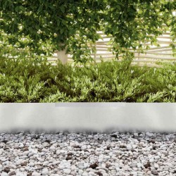 Bordure de Pelouse Argent 450 x 0,05 x 25 cm Acier inoxydable 554085554085