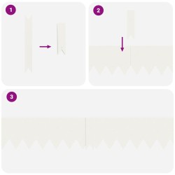 Bordure de Pelouse 20 pcs Blanc 100 x 0,05 x 15 cm 554106554106