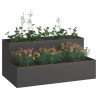 Cache-pot de jardin Noir 100 x 60 x 45 cm Acier laminé à froid 554119554119