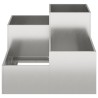 Cache-pot de jardin Argent 100 x 100 x 60 cm Acier inoxydable 554121554121