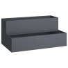 Cache-pot de jardin Anthracite 100 x 60 x 45 cm 554126554126