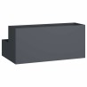 Cache-pot de jardin Anthracite 100 x 60 x 45 cm 554126554126
