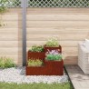 Cache-pot de jardin Rouillé 100 x 100 x 60 cm Acier patiné 554127554127