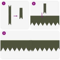 Bordure de Pelouse 20 pcs Vert olive 100 x 0,05 x 15 cm 554137554137