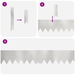 Bordure de Pelouse 30 pcs Argent 100 x 0,05 x 15 cm 554142554142