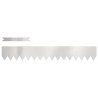 Bordure de Pelouse 10 pcs Argent 100 x 0,05 x 15 cm 554143554143