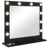 Miroir de vanité Rectangulaire Chêne noir 60 x 55 x 18 cm 554147554147