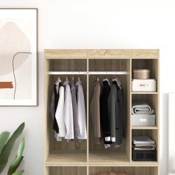 Tige de placard 2 pcs Argenté 472 x 15 x 29 mm 554151554151