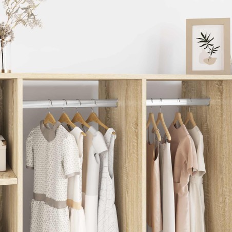 Support de tringle de placard 2 pcs Zinc blanc 40 x 18 x 10 mm 554160554160