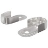 Support de tringle de placard 2 pcs Zinc blanc 40 x 18 x 10 mm 554160554160