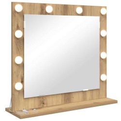 Miroir de vanité Rectangulaire Chêne Sonoma 60 x 55 x 18 cm 554162554162