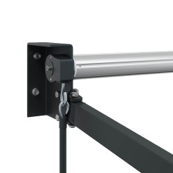 Cadre de store rétractable manuel Anthracite 3,5 x 2 m 554164554164