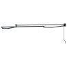 Cadre de store rétractable manuel Anthracite 3 x 2 m Aluminium 554165554165