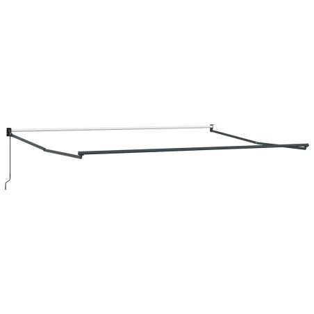Cadre de store rétractable manuel Anthracite 4 x 2 m Aluminium 554166554166