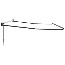 Cadre de store rétractable manuel Anthracite 4 x 2 m Aluminium 554166554166